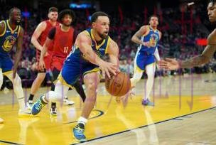 杨瀚森3分2篮板库里7分11助攻 勇士轻取开拓者